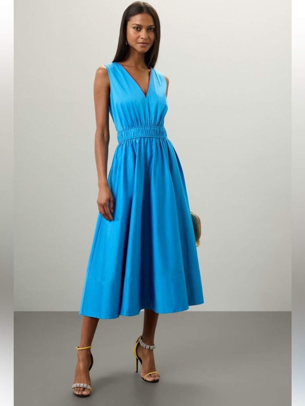 Roksanda Blue Midi Dress, Size: 6